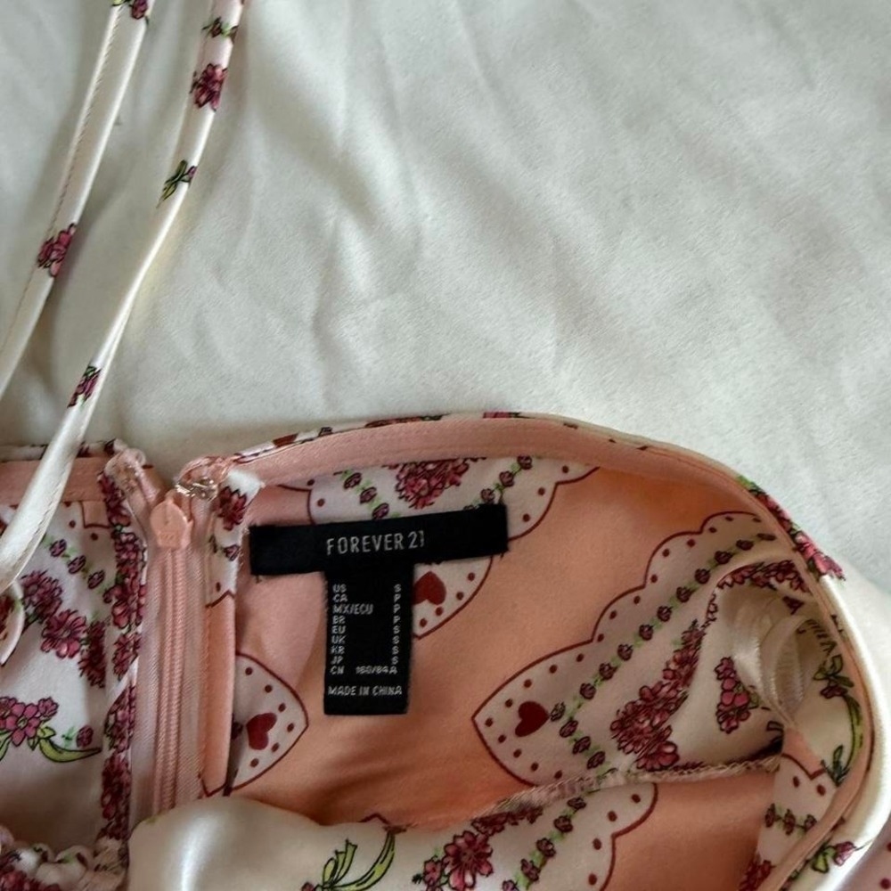 pink patchwork halter top - image 6